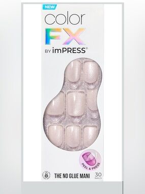 imPRESS Pale Pink Shimmer Press-On Nails